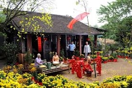 テトの家族団欒